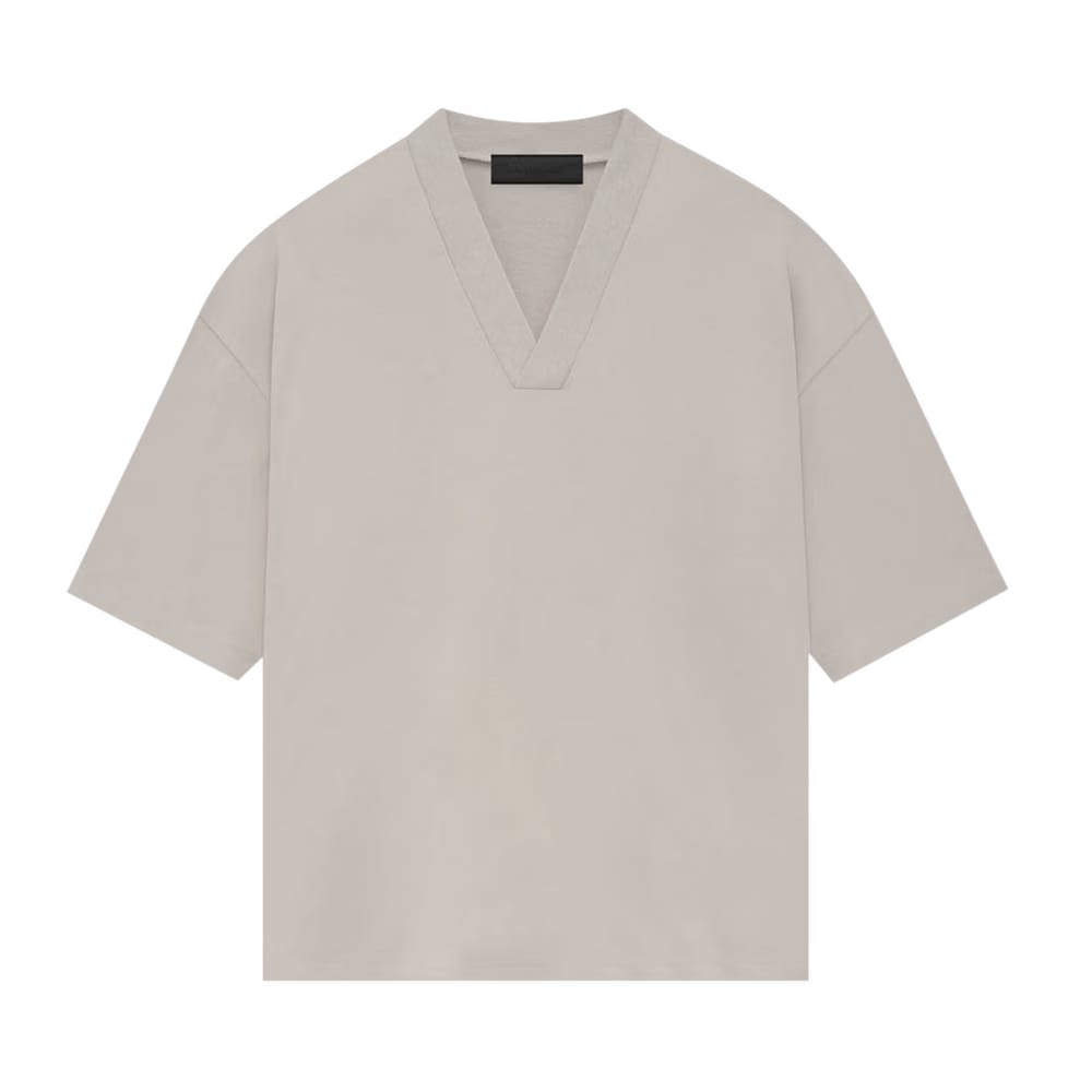 Fear of God Essentials V-Neck Silver Cloud