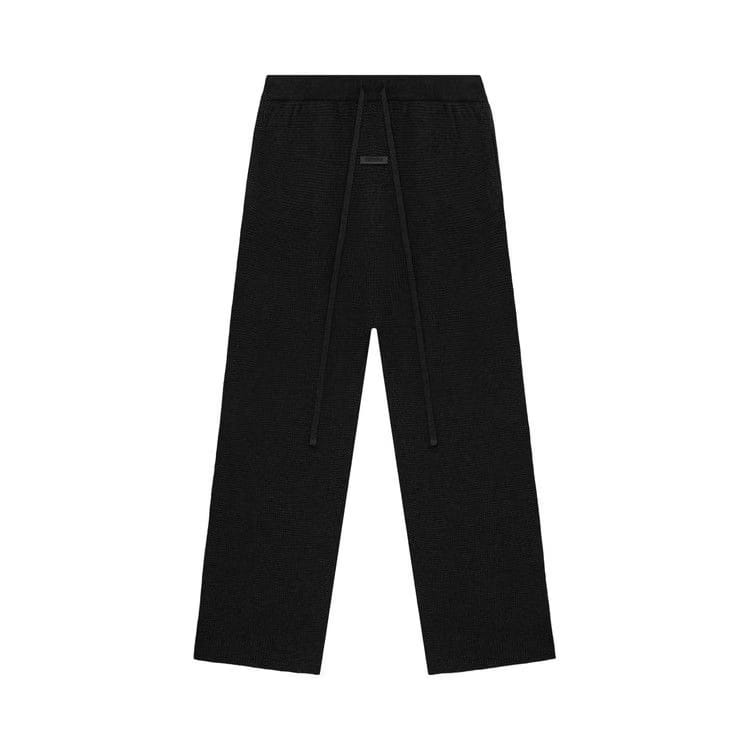 Fear of God Essentials Waffle Relaxed Pant Black