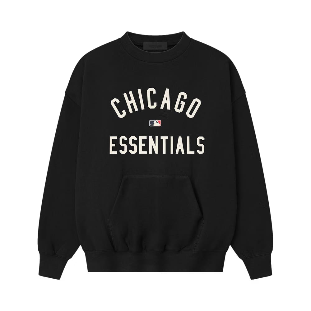 Fear of God Essentials White Sox Sport Crewneck Vintage Black