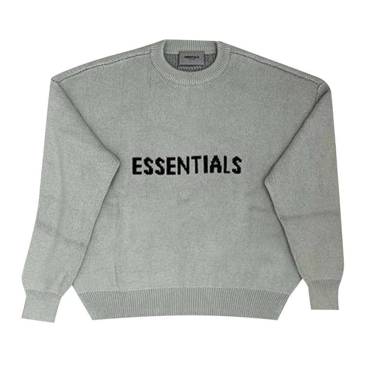 Fear of God Essentials x SSENSE Knit Sweater Concrete