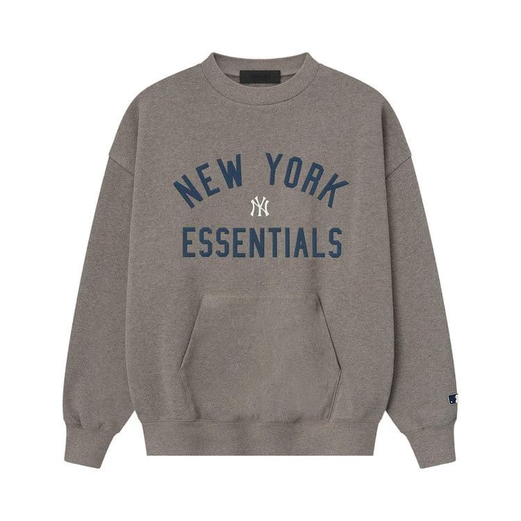 Fear of God Essentials Yankees Sport Crewneck Homestead Heather