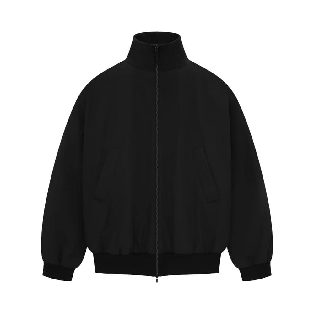 Fear of God High Neck Track Jacket Black