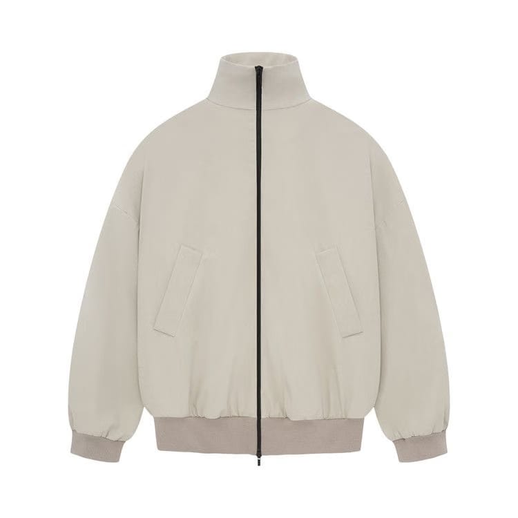 Fear of God High Neck Track Jacket Cement