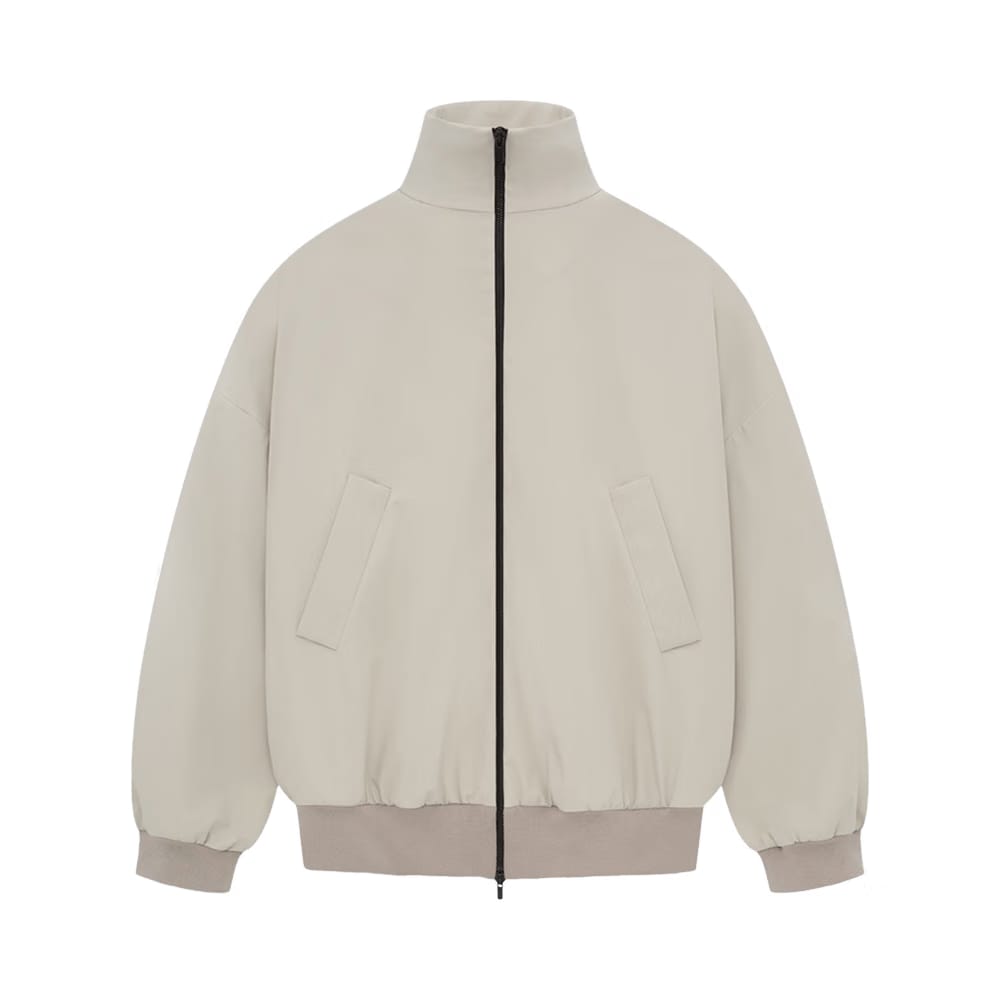 Fear of God High Neck Track Jacket Cement