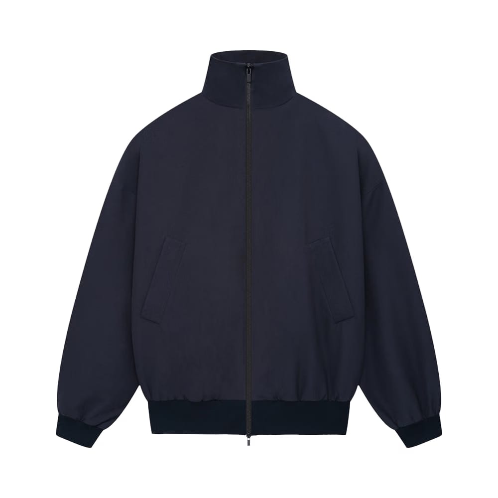 Fear of God High Neck Track Jacket Navy