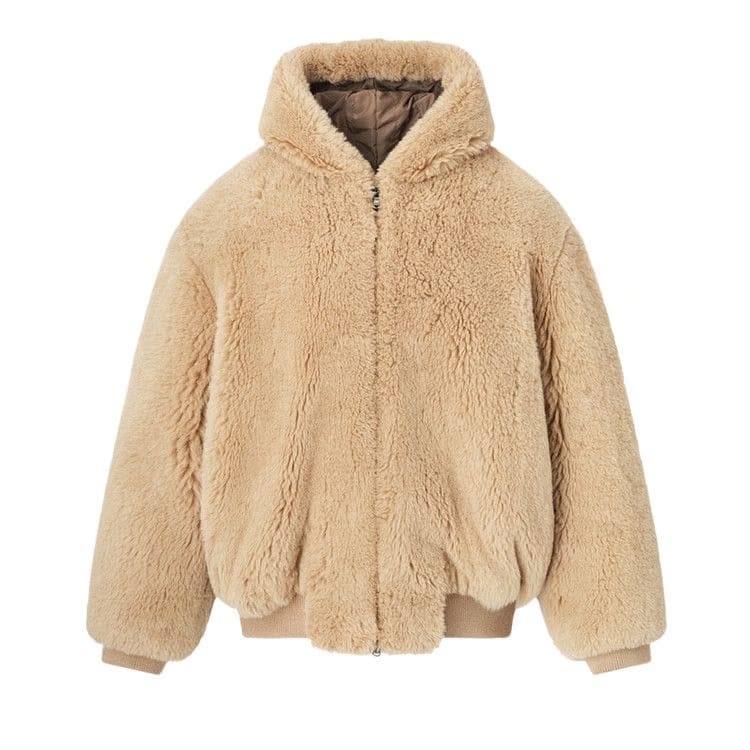 Fear of God Hooded Bomber Jacket Camel