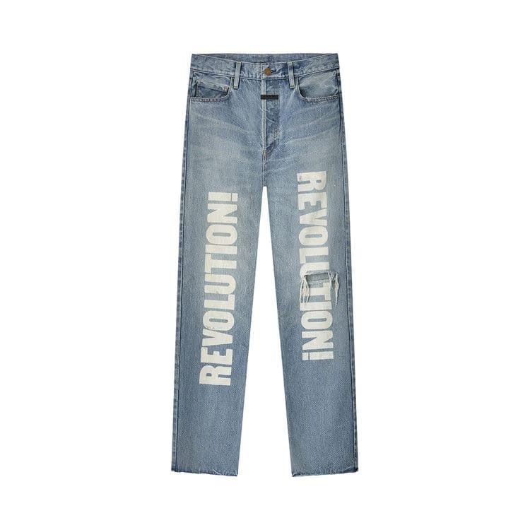 Fear of God Straight Revolution Jean Light Indigo