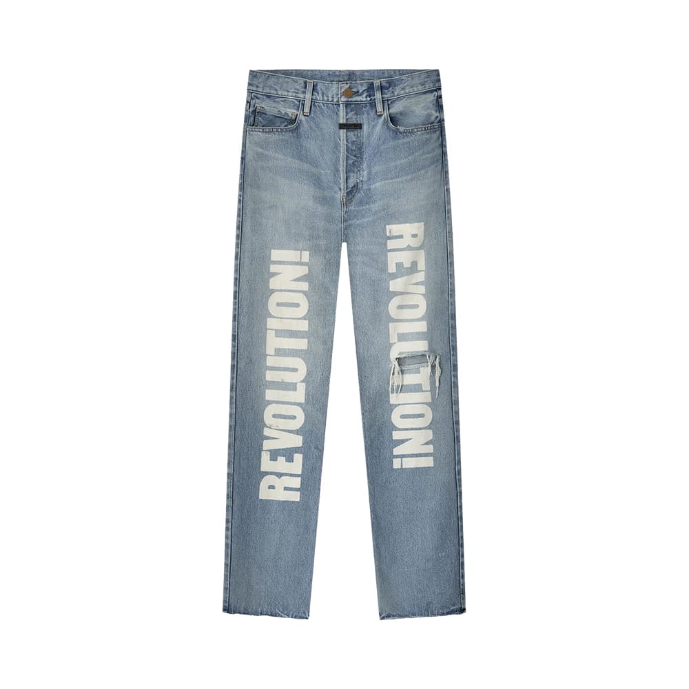 Fear of God Straight Revolution Jean Light Indigo