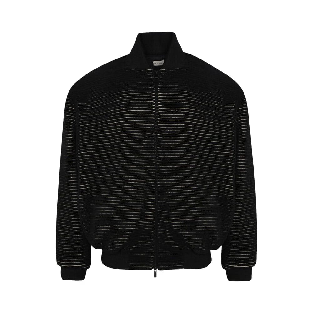 Fear of God Stripe Bomber Black