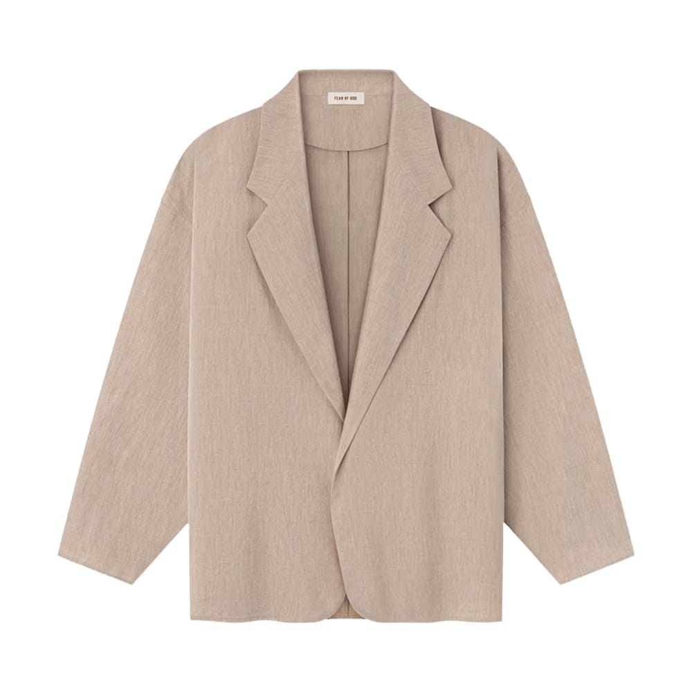 Fear of God Unlined California Blazer Dune Pearl
