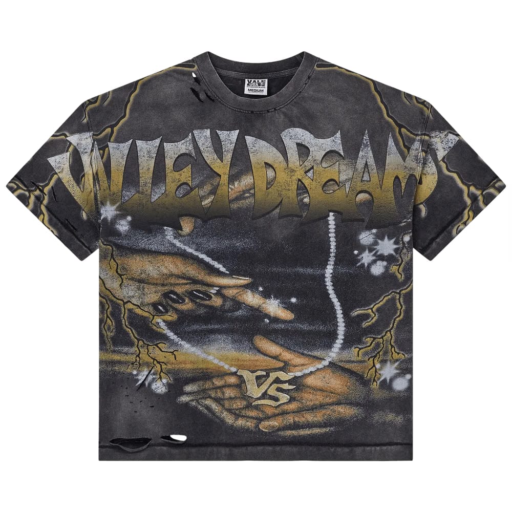 Vale Forever Hands Of God T-Shirt Washed/Black