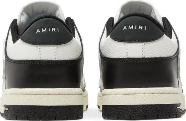 Amiri Skel Top Low Black White