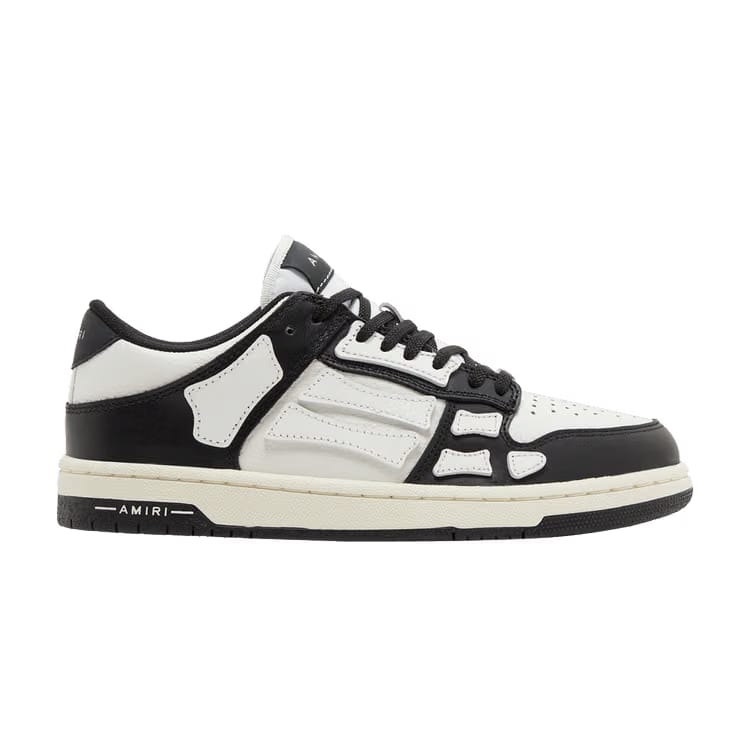 Amiri Skel Top Low Black White