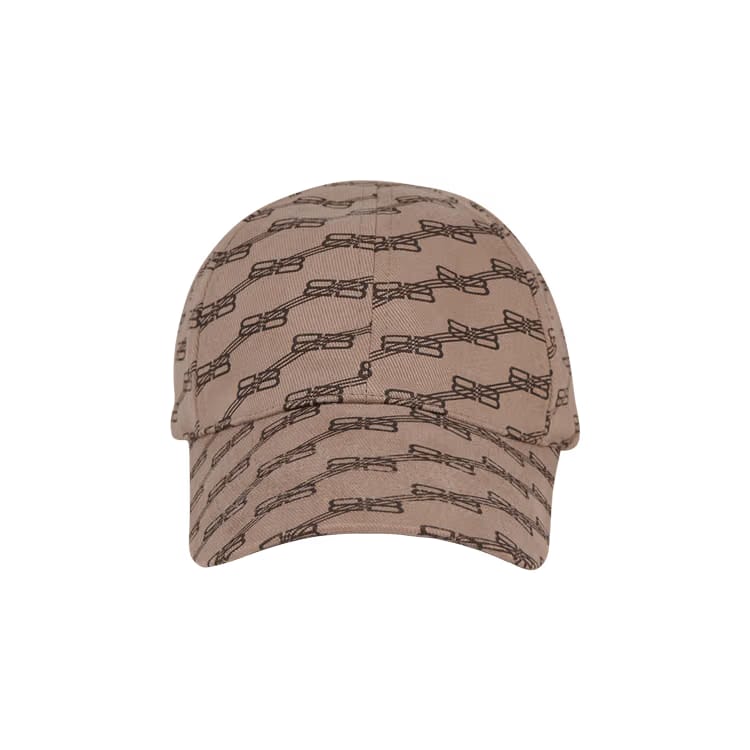 Balenciaga BB Monogram Cap Beige/Brown