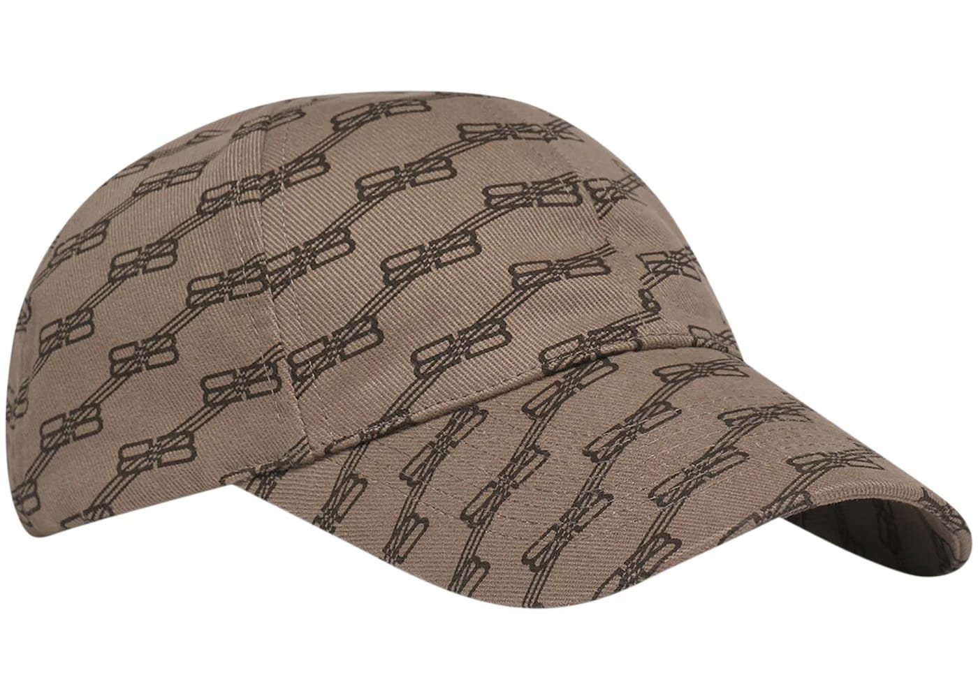 Balenciaga BB Monogram Cap Beige/Brown