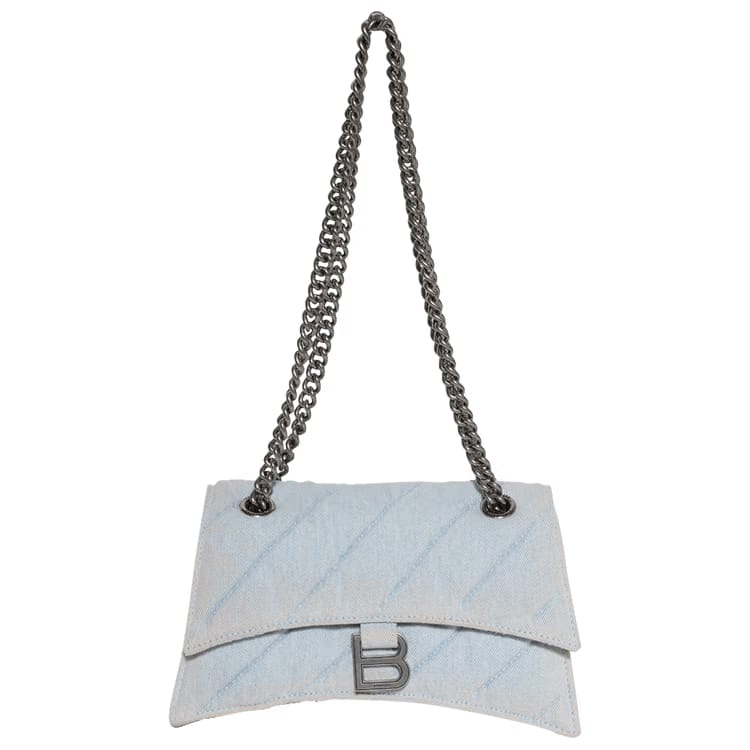 Balenciaga Crush Chain Bag Pale Blue