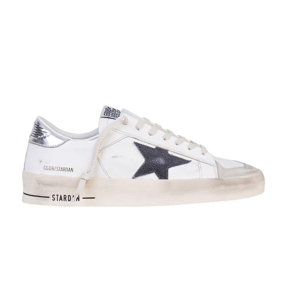 Golden Goose Stardan White Grey Silver