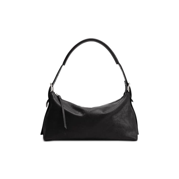 Lemaire Belted Baguette Bag Dark Chocolate