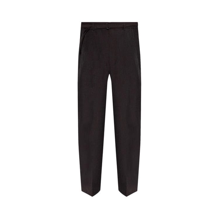 Lemaire Belted Tailored Pants Dark Espresso Melange