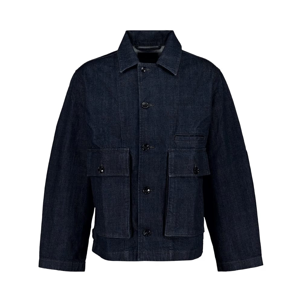 Lemaire Boxy Jacket Denim Indigo