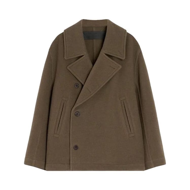 Lemaire Boxy Peacoat Dark Squirrel