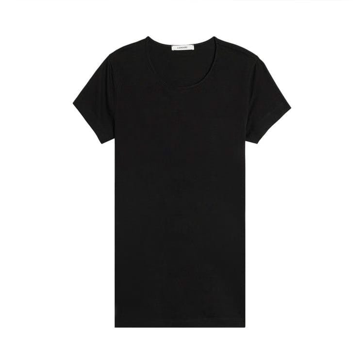 Lemaire Fitted T-Shirt Black