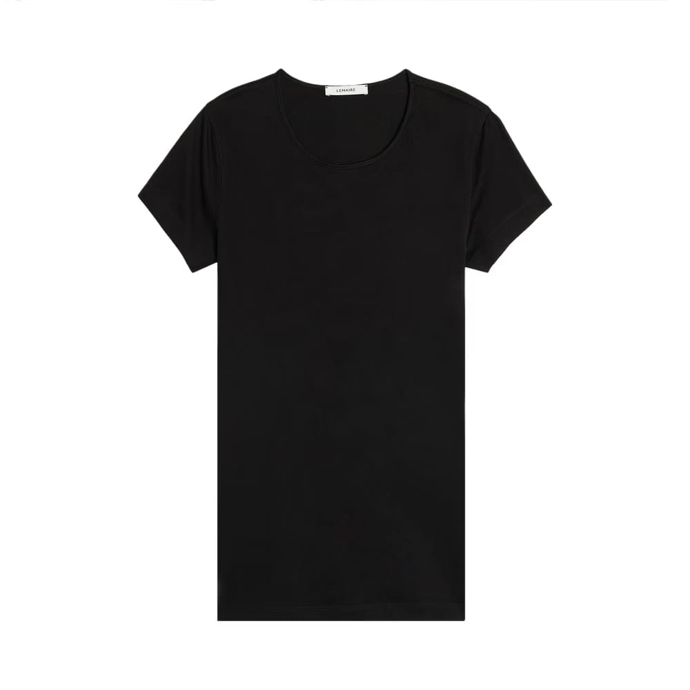 Lemaire Fitted T-Shirt Black