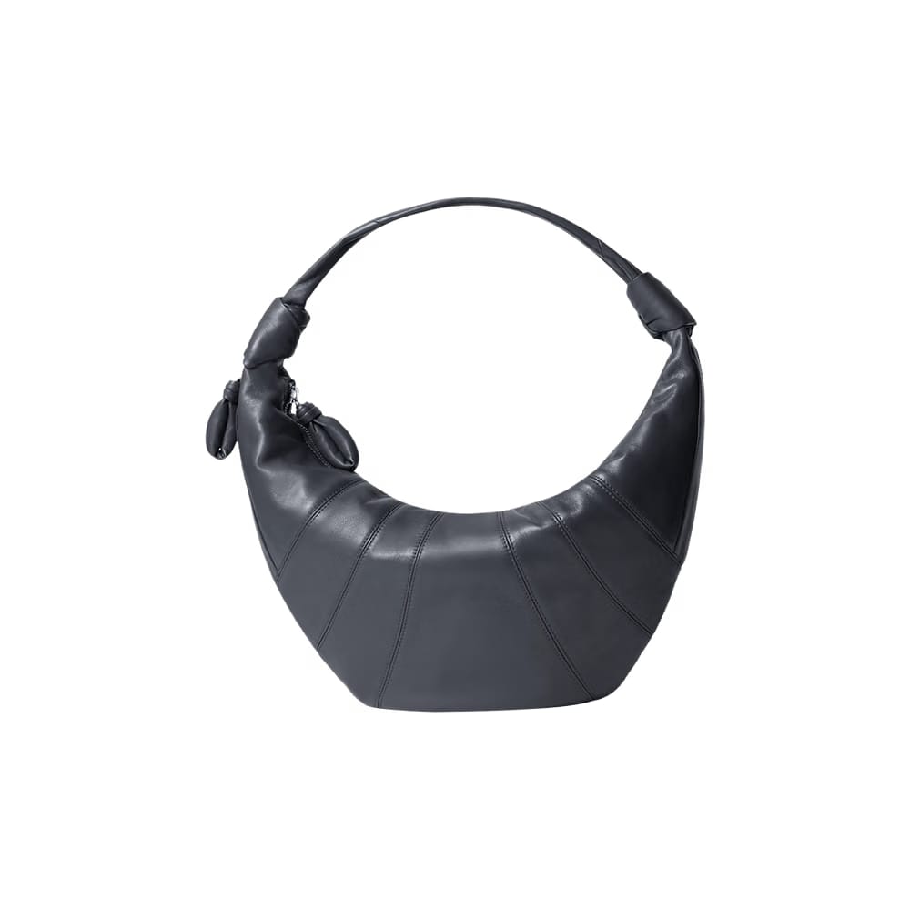 Lemaire Fortune Croissant Bag Granite Blue