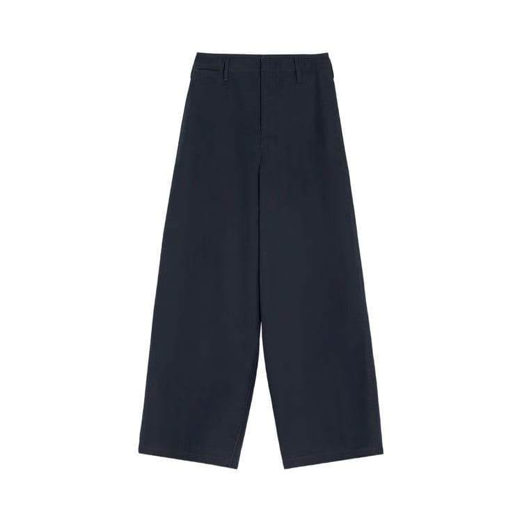 Lemaire Large Chino Pant Graphite Blue