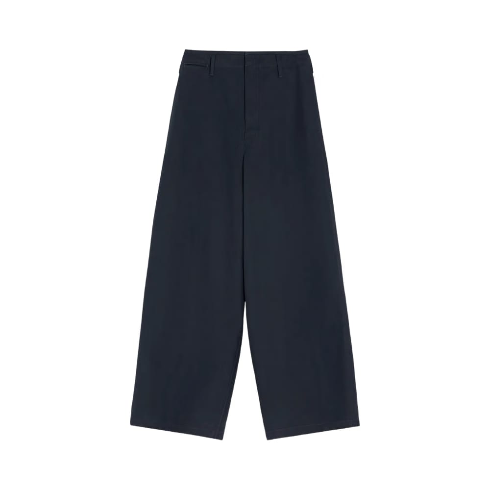 Lemaire Large Chino Pant Graphite Blue