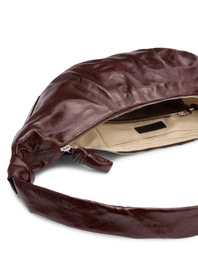 Lemaire Large Croissant Bag Chocolate Fondant