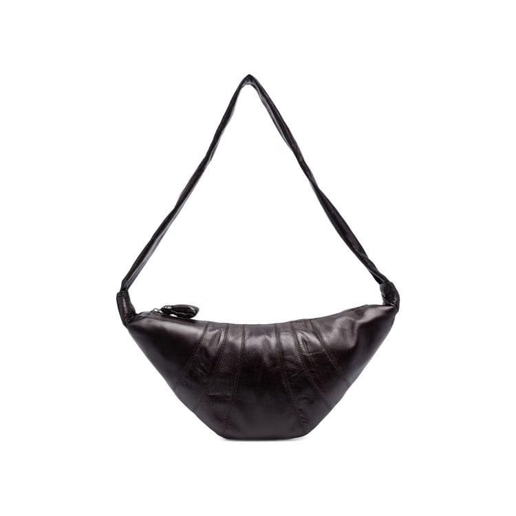 Lemaire Medium Croissant Bag Dark Chocolate