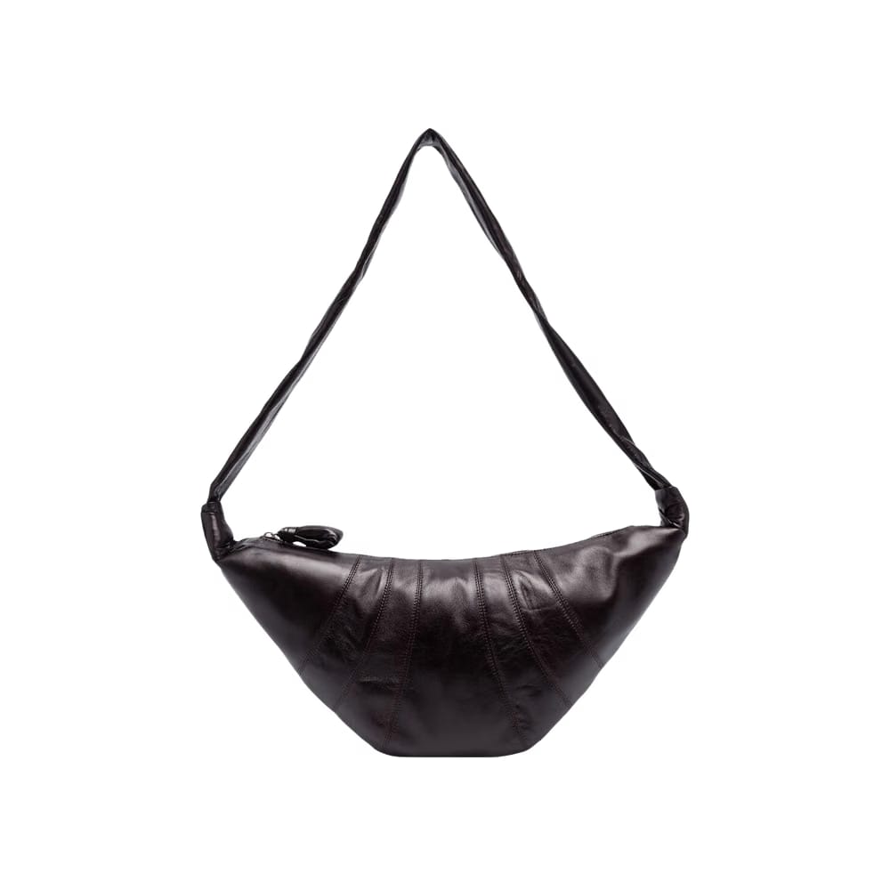 Lemaire Medium Croissant Bag Dark Chocolate