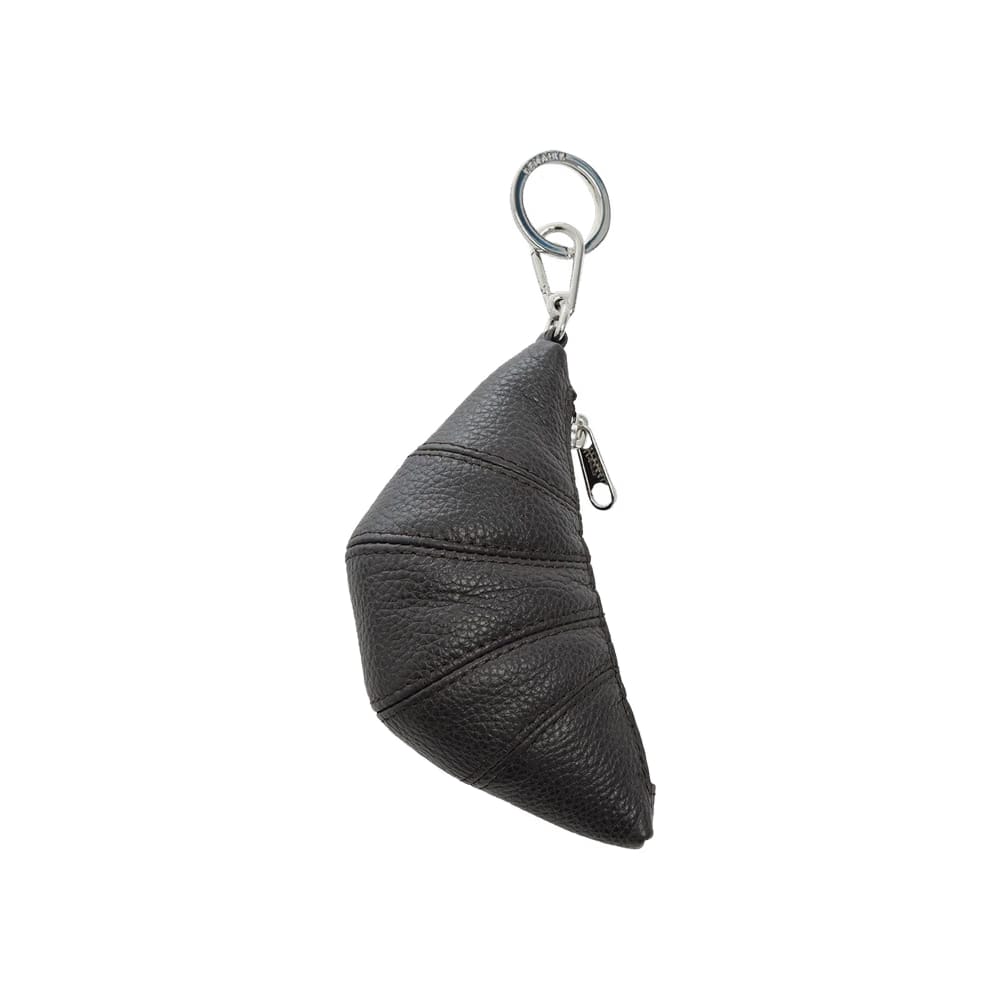 Lemaire Mini Croissant Keyring Black