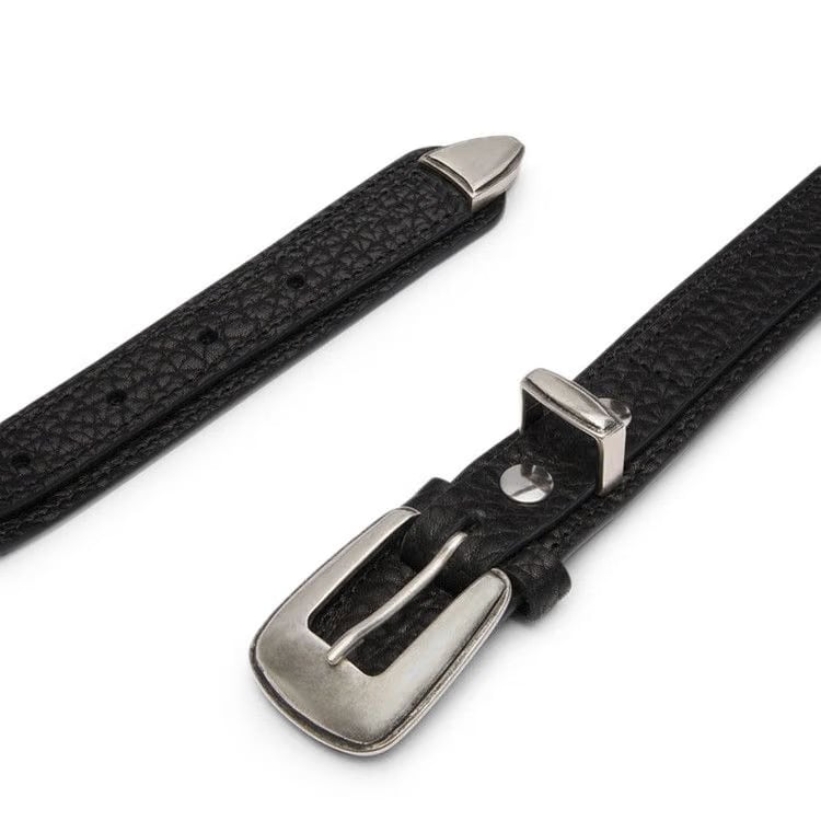 Lemaire Minimal Western Belt Black