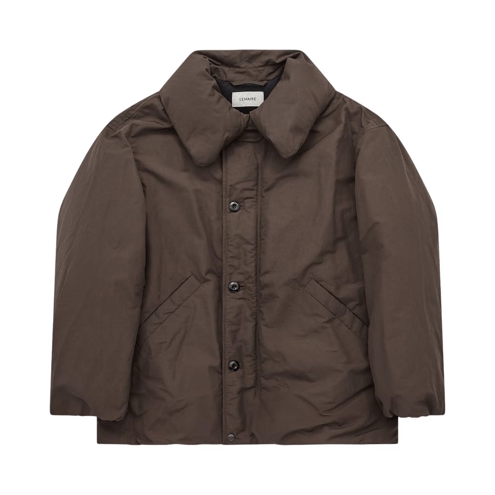 Lemaire Puffer Blouson Dark Espresso