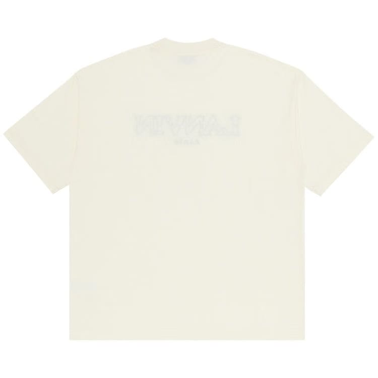 Lanvin Curb Oversized Fit T-Shirt Cream