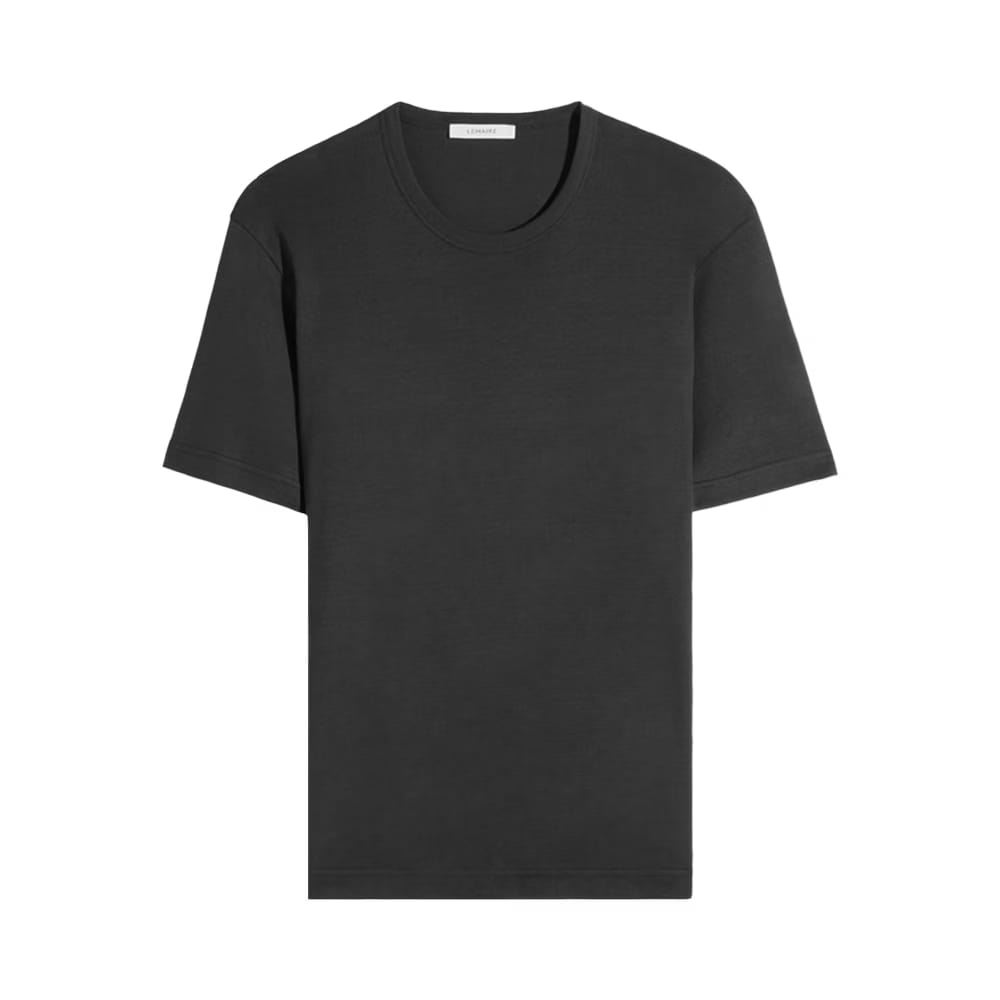 Lemaire Rib T-Shirt Squid Ink