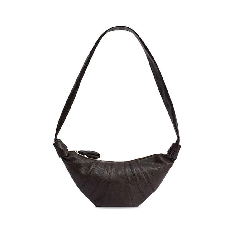 Lemaire Small Croissant Bag Dark Chocolate
