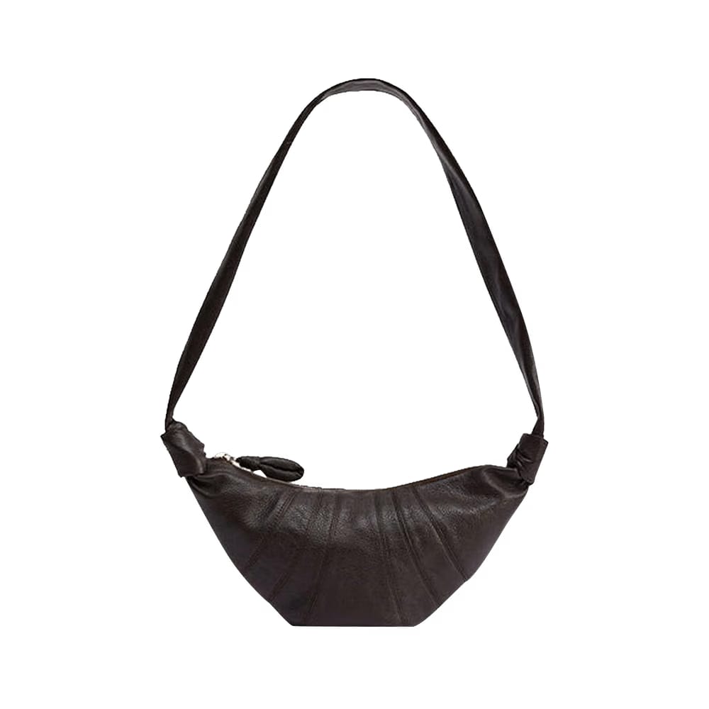 Lemaire Small Croissant Bag Dark Chocolate