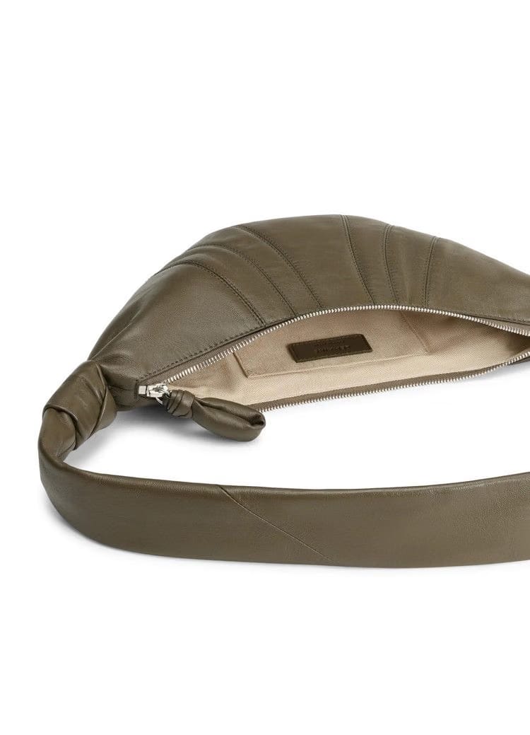 Lemaire Small Croissant Bag Dark Khaki