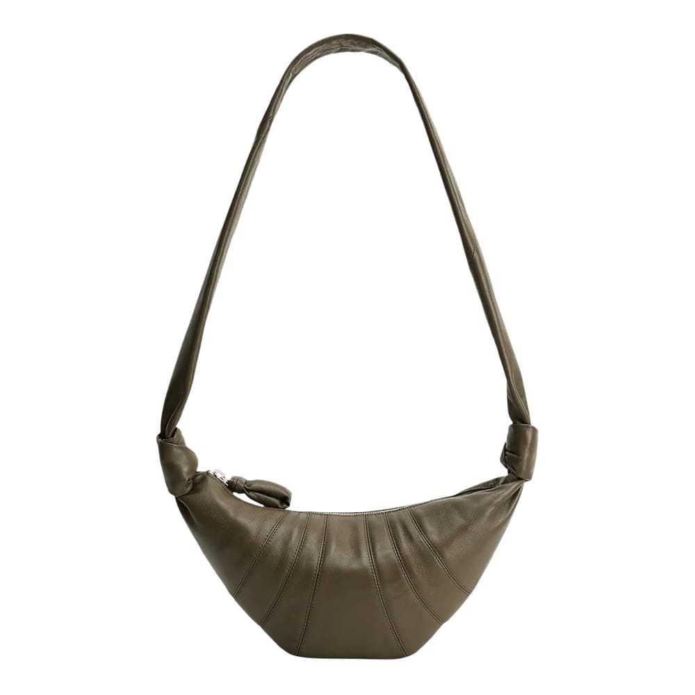 Lemaire Small Croissant Bag Dark Khaki