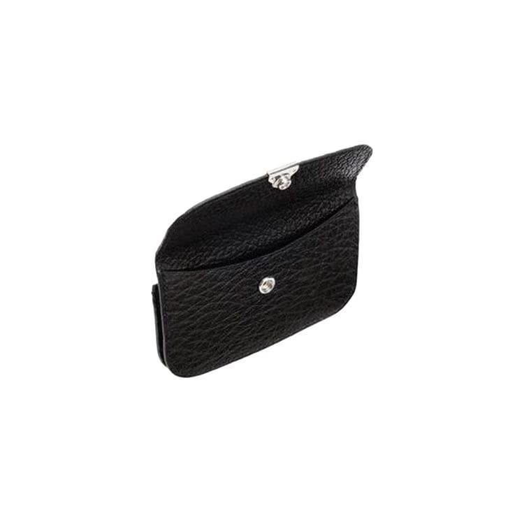 Lemaire Soft Tab Card Holder Coin Purse Black