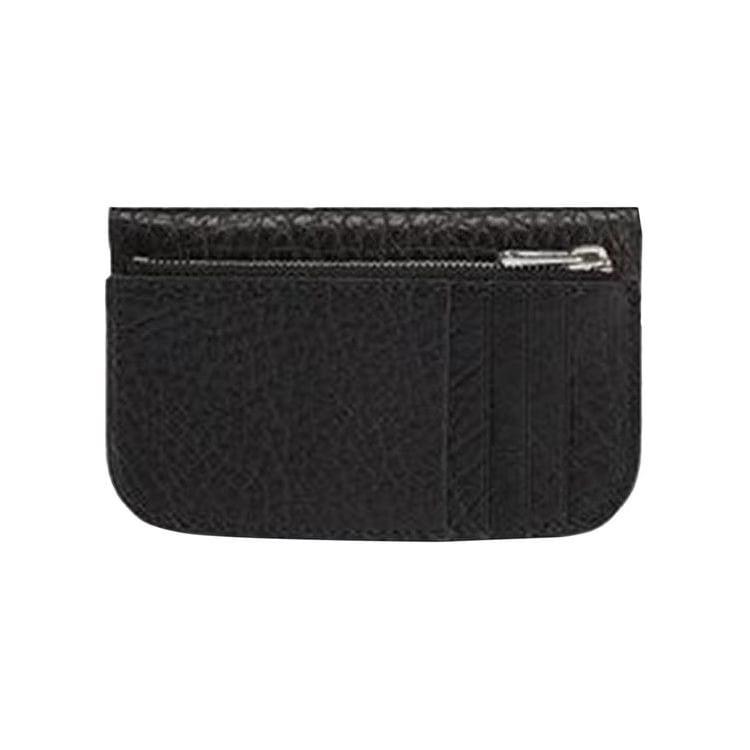 Lemaire Soft Tab Card Holder Coin Purse Black