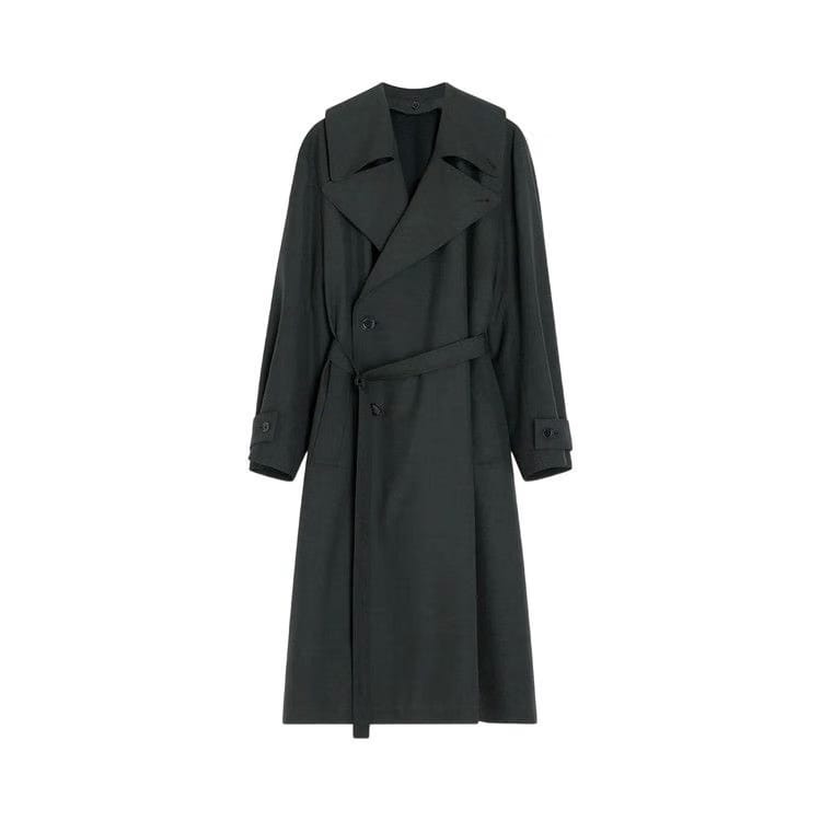 Lemaire Trench Coat With Detachable Lining Coal