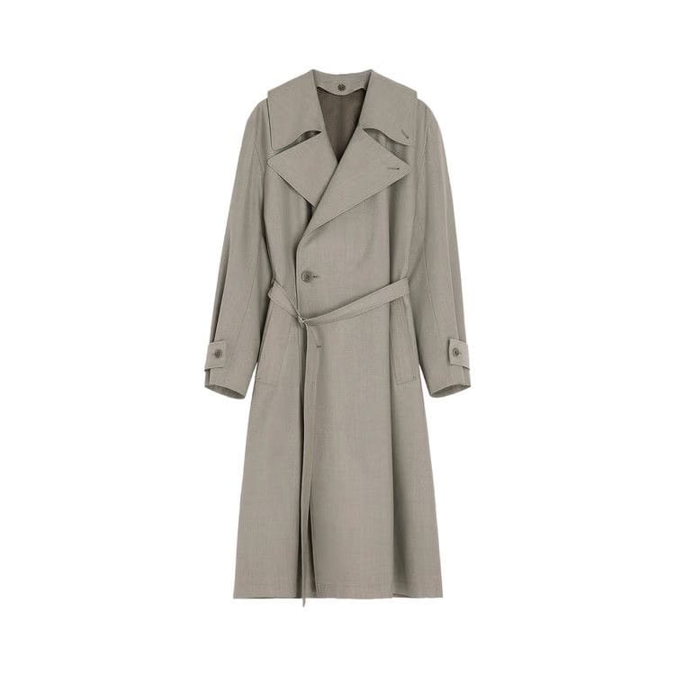 Lemaire Trench Coat with Detachable Lining Light Taupe