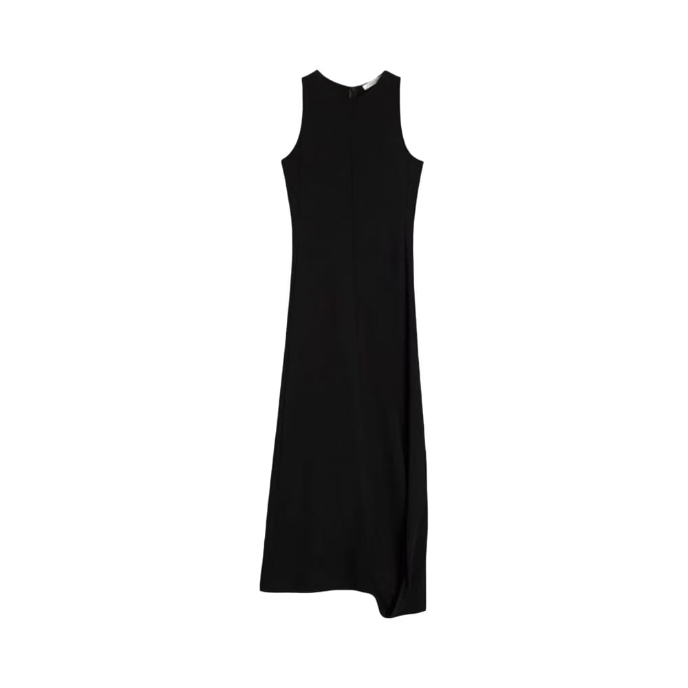 Lemaire Twisted Hem Dress Black