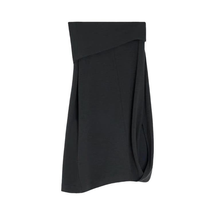 Lemaire Twisted Hem Skirt Anthracite