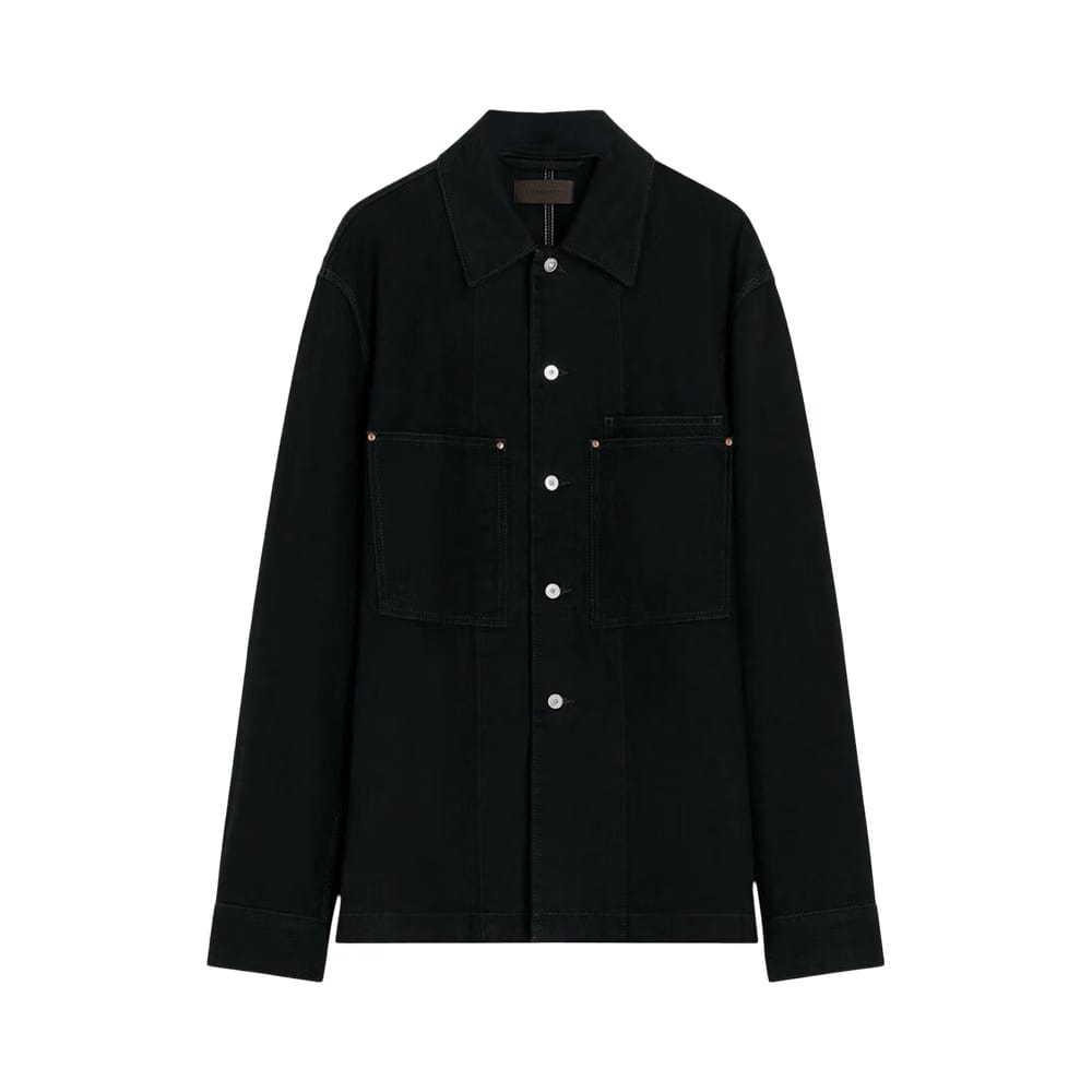 Lemaire Workwear Overshirt Black