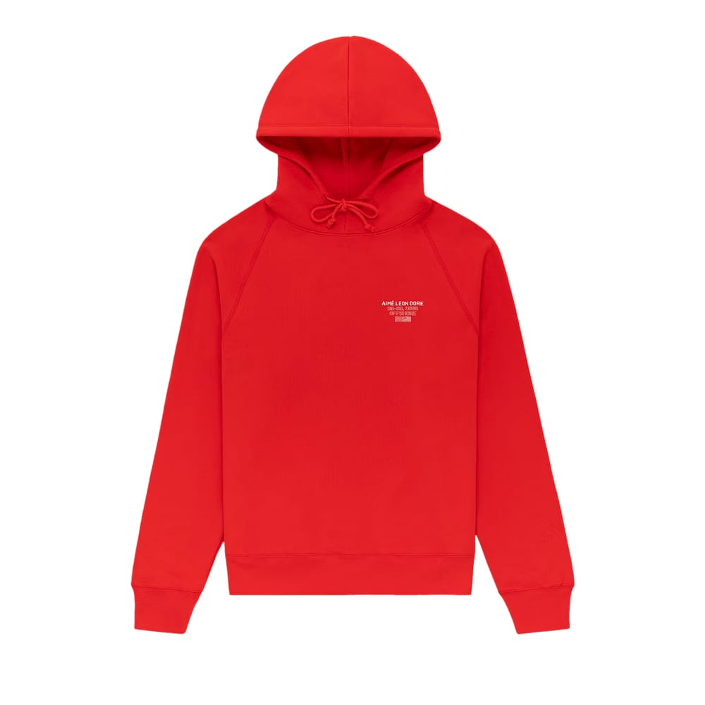 Aimé Leon Dore 38-GS Offshore Hoodie Red